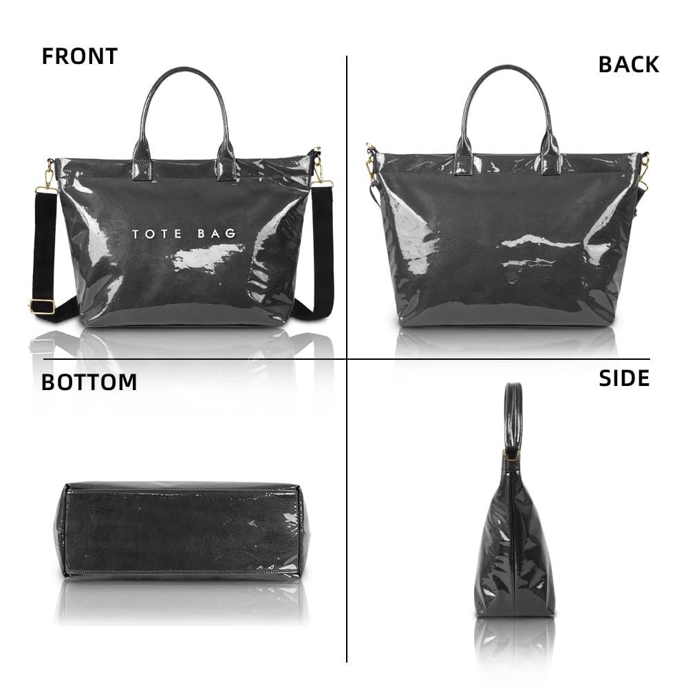 GISMTR Large PVC Tote Bag