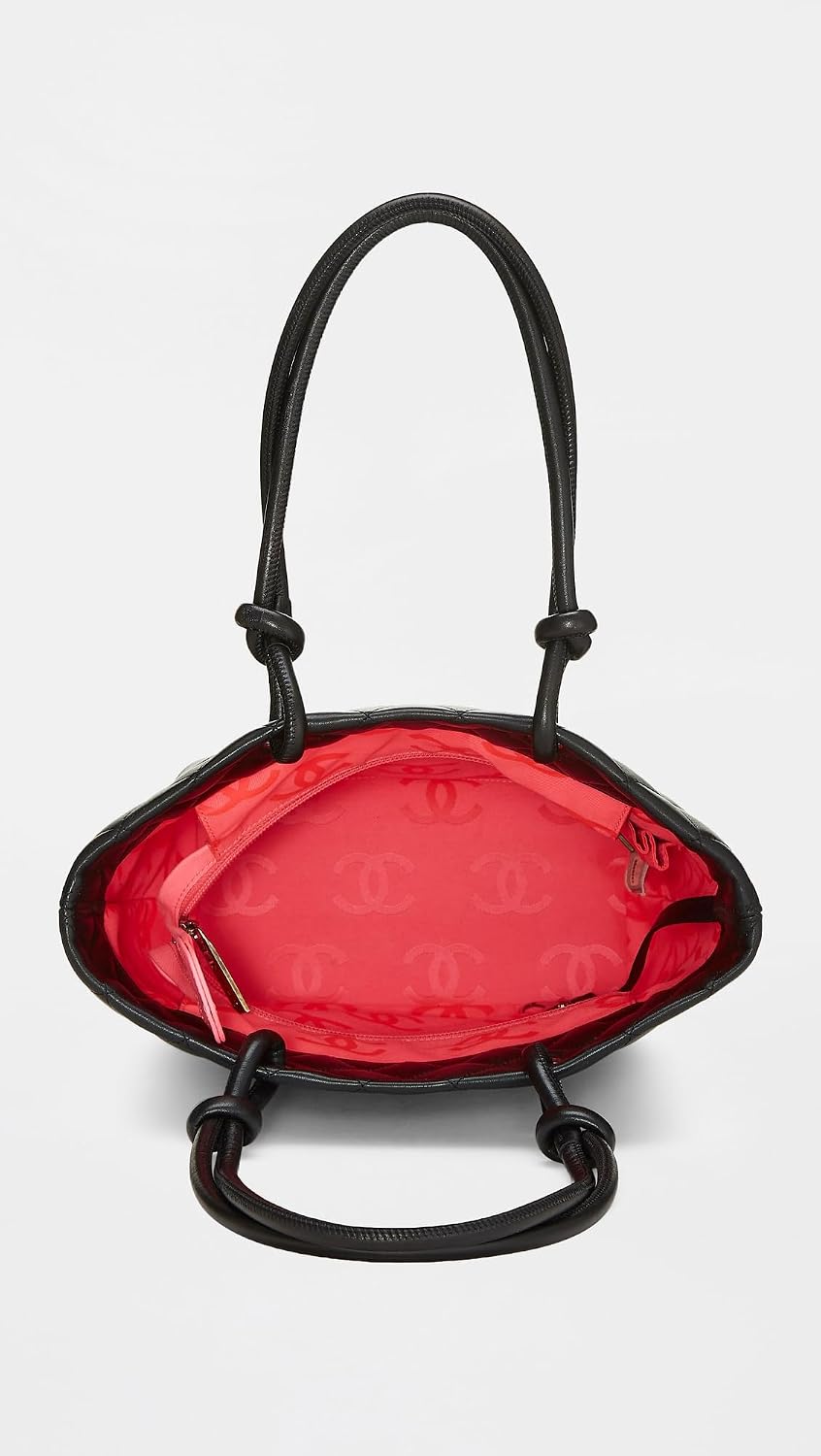 WHAT GOES AROUND COMES AROUND Women's Pre-Loved Chanel Calfskin Cambon Small Tote Bag