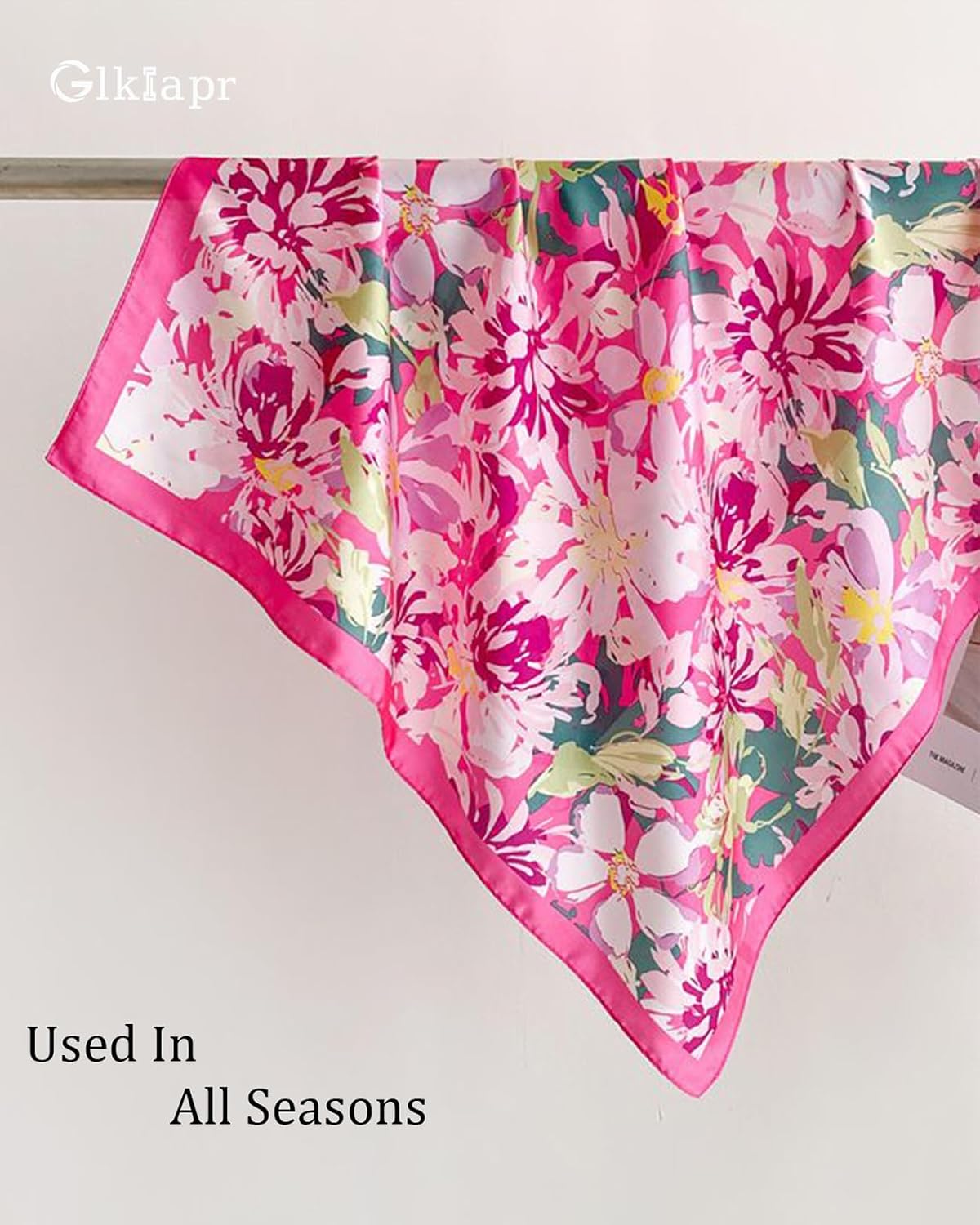Satin Bandana Headscarf for Women Silky Hair Scarves for Fashion Lightweight