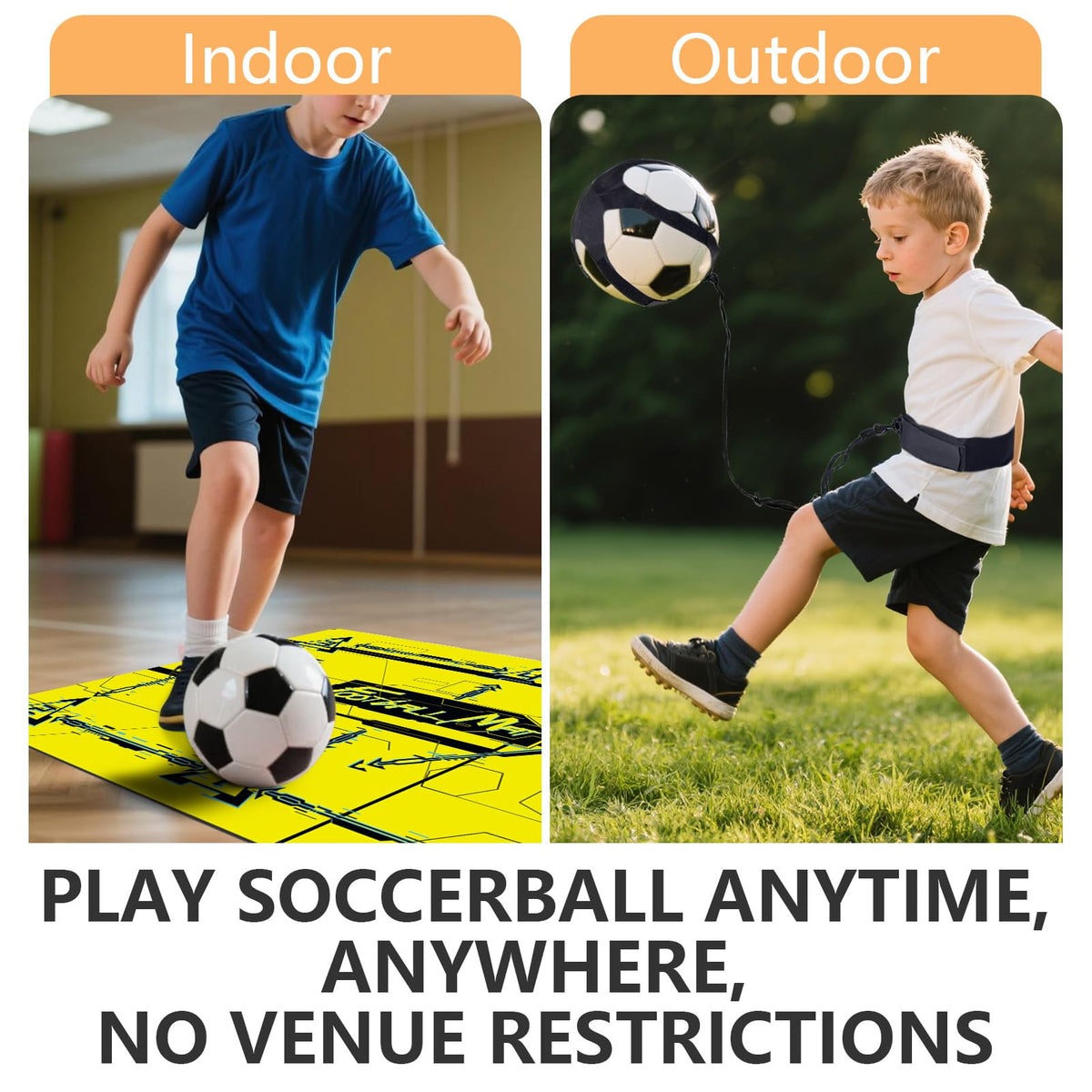 Soccer training mat,Soccer training equipment accessories for All Ages to Improve Speed Strength Agility and Coordination,Anti-Slip/Silent Mat