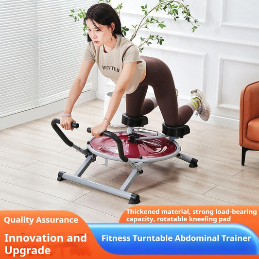 Ab Circle Pro Abdominal Trainer, Core Workout Fitness Equipment with Rotatable Kneeling Pad for Home Gym, Waist, Glutes & Legs Exercise