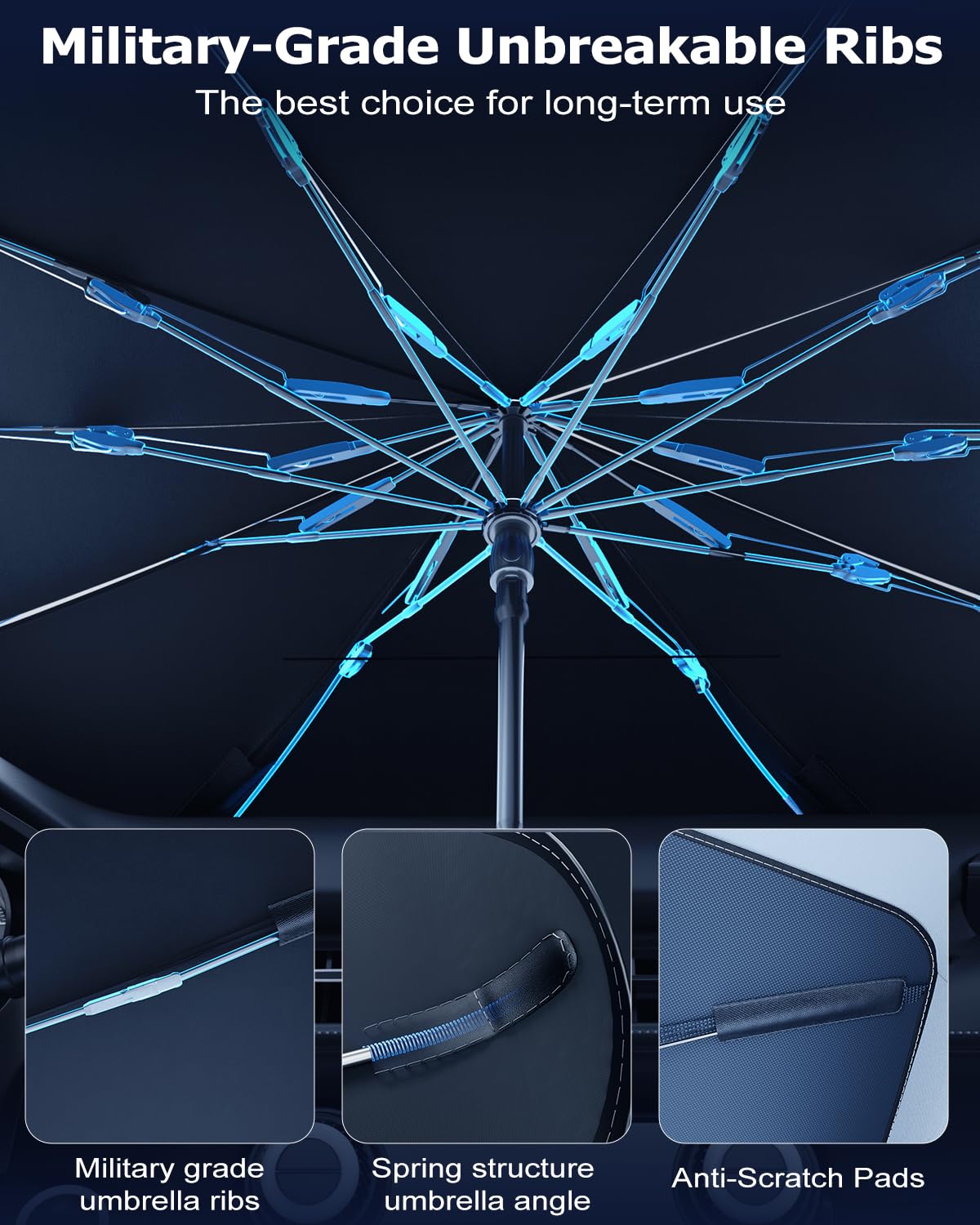 Dmjn Umbrella Windshield Sun Shade