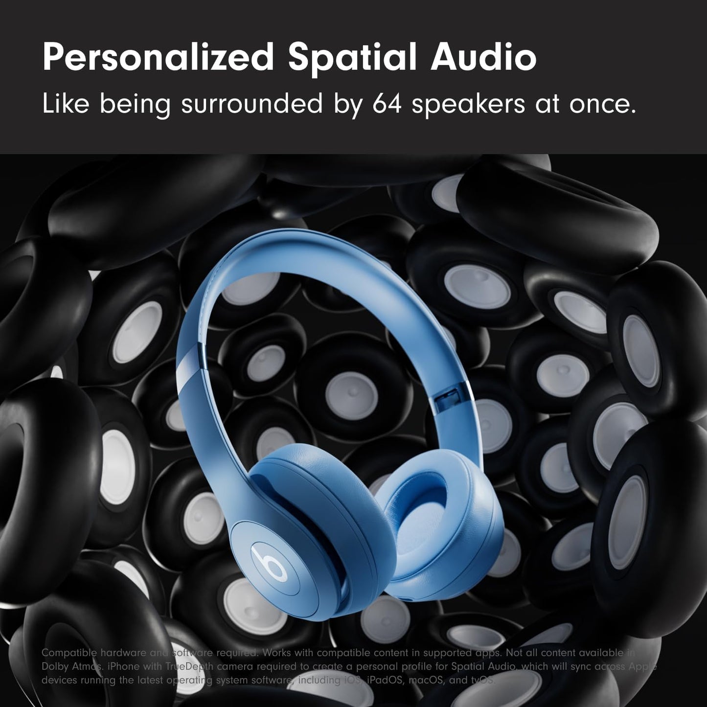 Beats Solo 4 - Wireless On-Ear Bluetooth Headphones, Up to 50-Hour Battery Life, Ultra-Lightweight Comfort, Powerful and Balanced Sound, Apple & Android Compatible - Amazon Exclusive Metallic Pink