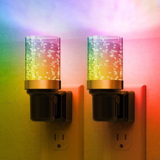 L LOHAS LED Night Light, Modern Night Lights Plug into Wall | 2 Pack