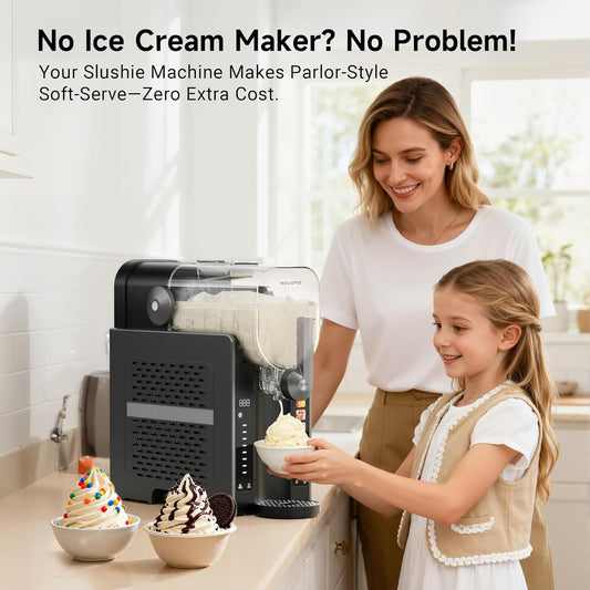 Slushie Machine for Home, 88 oz Slushy Machine, No Ice Needed Frozen Drink Maker