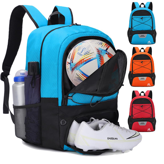 Hsmihair Soccer Bag,Youth Soccer Backpack with Ball and Cleat Compartment