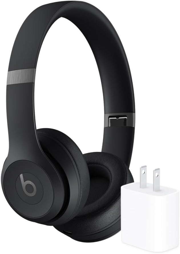 Beats Solo 4 - Wireless On-Ear Bluetooth Headphones, Up to 50-Hour Battery Life, Ultra-Lightweight Comfort, Powerful and Balanced Sound, Apple & Android Compatible - Amazon Exclusive Metallic Pink