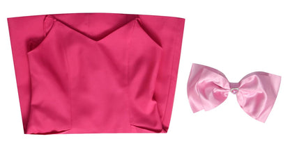 Elle Woods Pink Spaghetti Strap Mini Dress