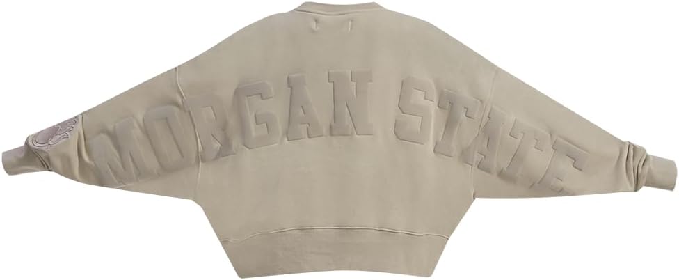 Pro Standard Womens College Wingspan Brushed Back French Terry Crewneck Sweatshirt