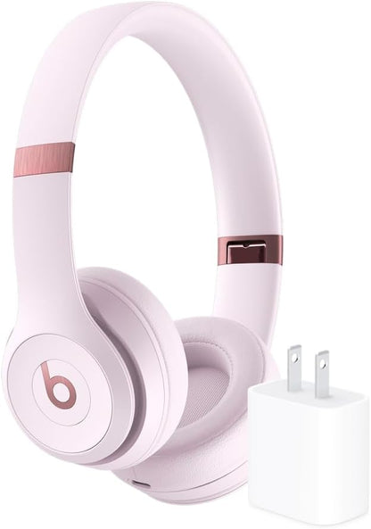 Beats Solo 4 - Wireless On-Ear Bluetooth Headphones, Up to 50-Hour Battery Life, Ultra-Lightweight Comfort, Powerful and Balanced Sound, Apple & Android Compatible - Amazon Exclusive Metallic Pink