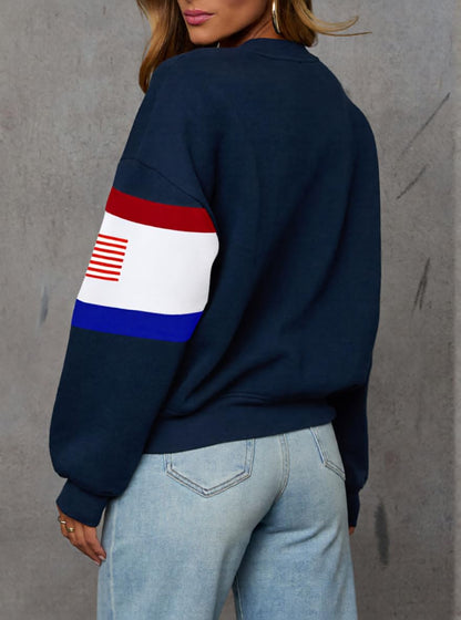 LEEDYA Women USA Sweatshirt