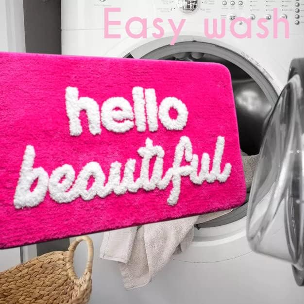 Evovee Hello Beautiful Bath Mat