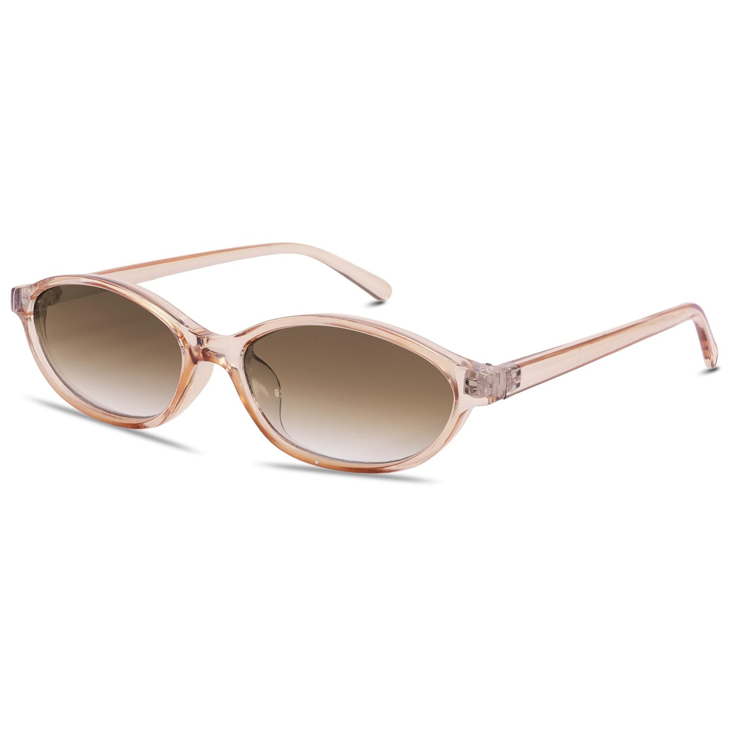 GUVIVI Retro Oval Sunglasses for Women