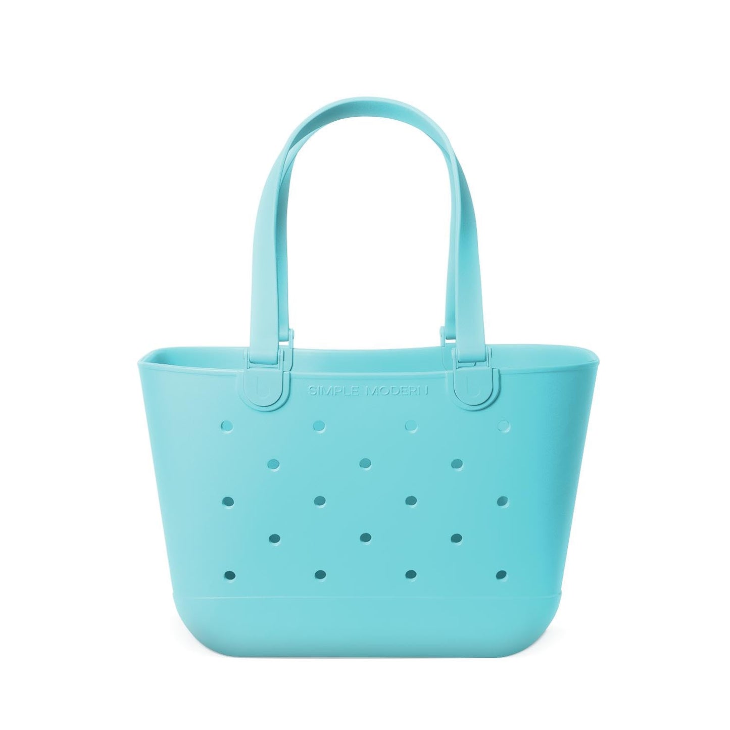 Simple Modern Waterproof Rubber Beach Bag | Large | Black
