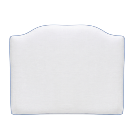 Dorm Headboard | White Headboard Pillow  : Blue