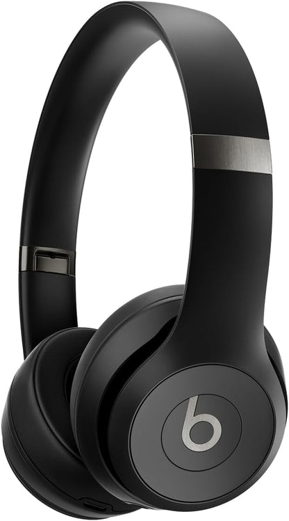 Beats Solo 4 - Wireless On-Ear Bluetooth Headphones, Up to 50-Hour Battery Life, Ultra-Lightweight Comfort, Powerful and Balanced Sound, Apple & Android Compatible - Amazon Exclusive Metallic Pink