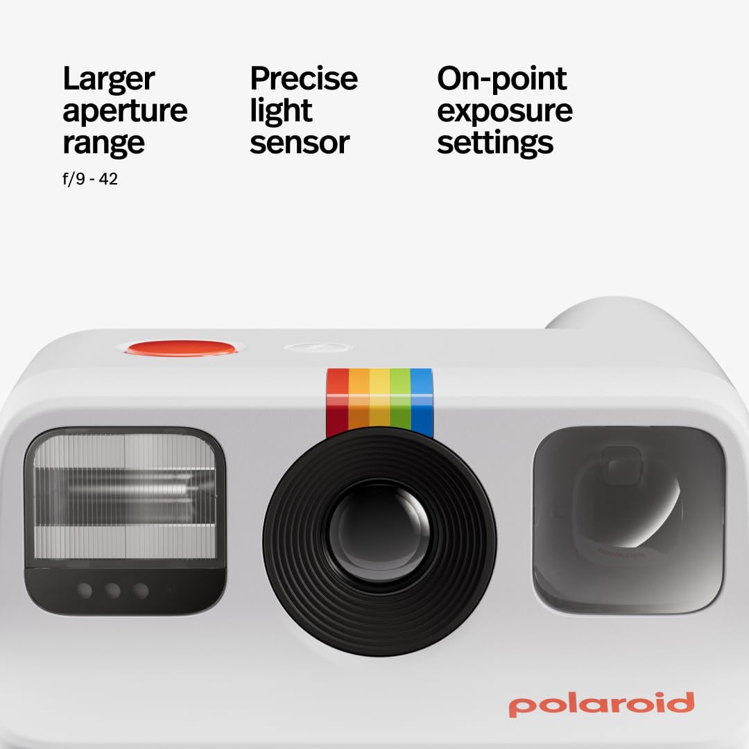 Polaroid Go Generation 2 - Mini Instant Film Camera - Purple (9183) - Only Compatible with Go Film | Compatible with Polaroid Go Film, USB-C Rechargeable, Self-Timer and Double Exposure, Built-in Flash
