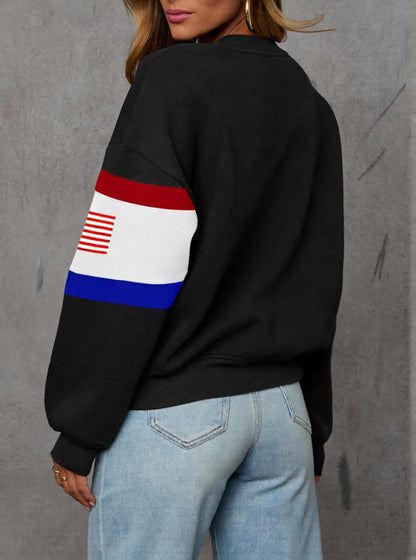 LEEDYA Women USA Sweatshirt