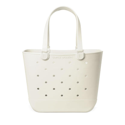 Simple Modern Waterproof Rubber Beach Bag | Large | Black