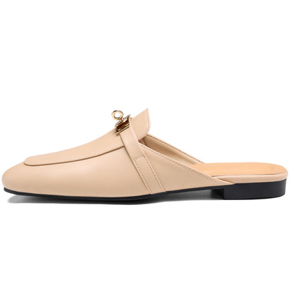 Almond Toe Slip-On Flats