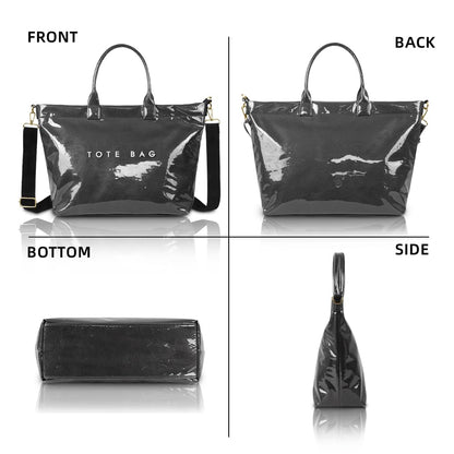 GISMTR Large PVC Tote Bag
