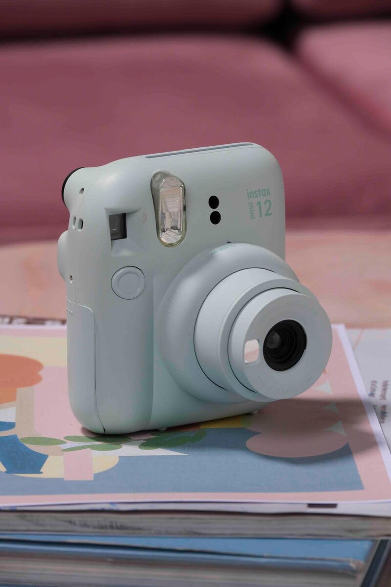 Fujifilm Instax Mini 12 Instant Film Camera, Clay White