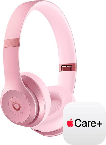 Beats Solo 4 - Wireless On-Ear Bluetooth Headphones, Up to 50-Hour Battery Life, Ultra-Lightweight Comfort, Powerful and Balanced Sound, Apple & Android Compatible - Amazon Exclusive Metallic Pink