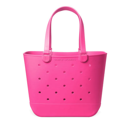Simple Modern Waterproof Rubber Beach Bag | Large | Black