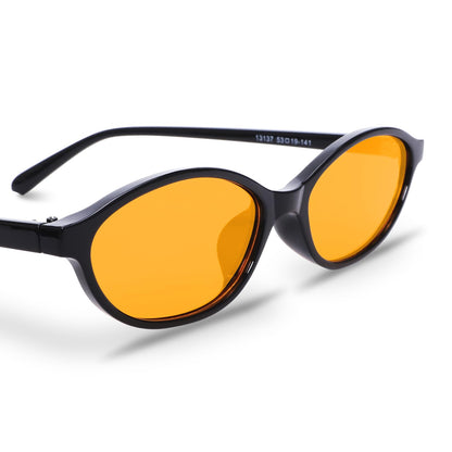 GUVIVI Retro Oval Sunglasses for Women