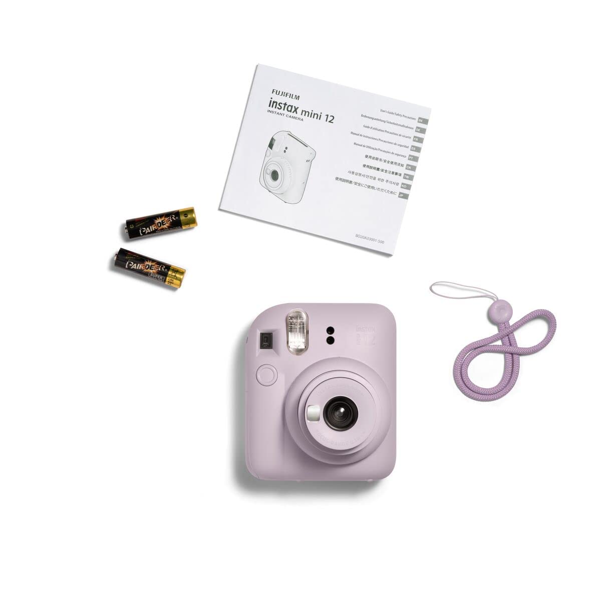 Fujifilm Instax Mini 12 Instant Film Camera, Clay White
