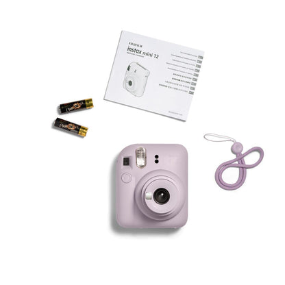 Fujifilm Instax Mini 12 Instant Film Camera, Clay White