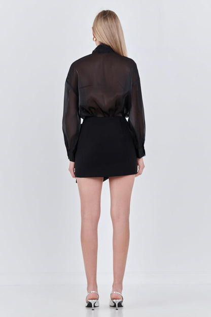 Endless Rose Women's Bow Mini Skort