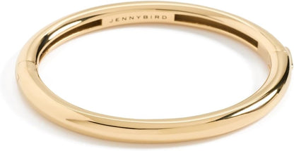 JENNY BIRD Women's Gia Bangle, High Polish Gold, One Size