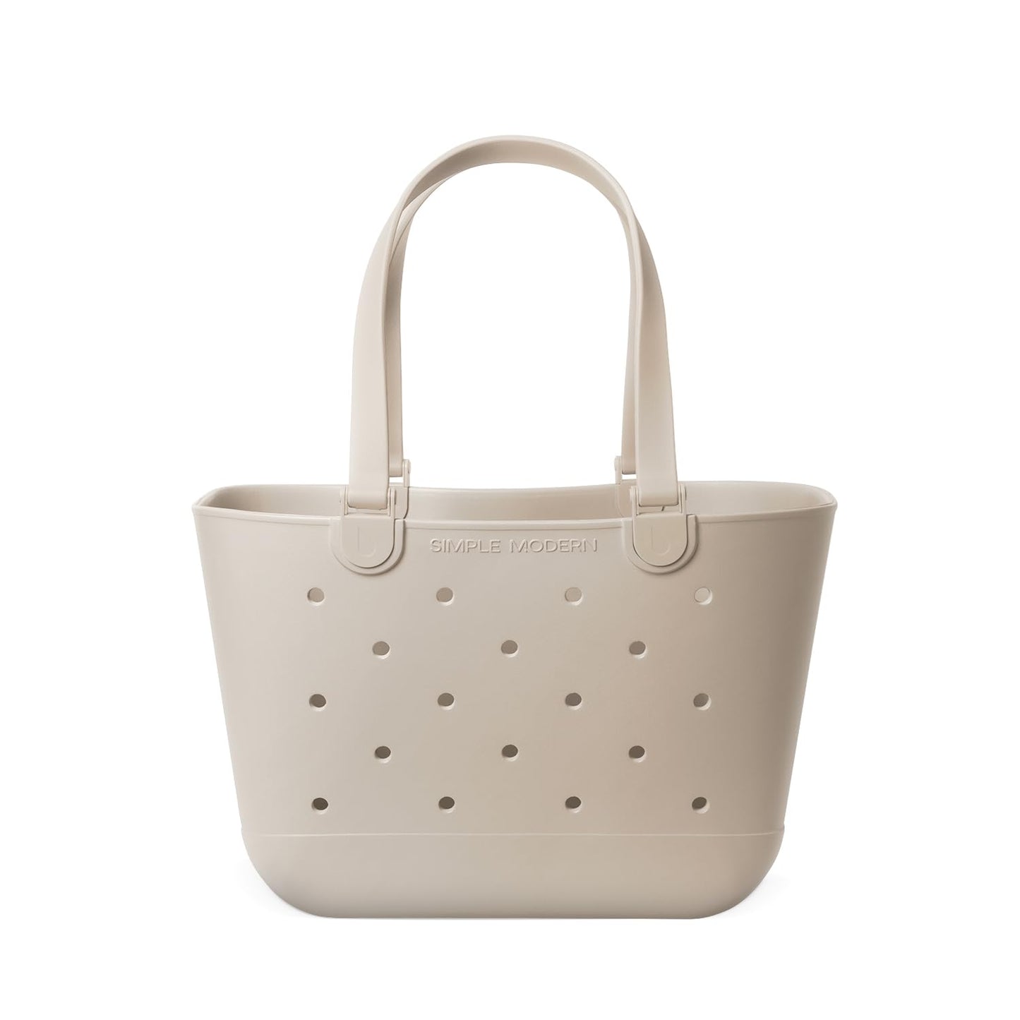 Simple Modern Waterproof Rubber Beach Bag | Large | Black