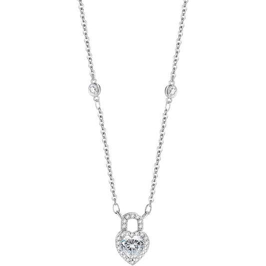 14K Gold Heart-Shaped Necklace for Women, 0.8ct D-color Round Cut Diamond Pendant, Elegant Jewelry for Any Occasion, Ideal Gift for Your Beloved Wife