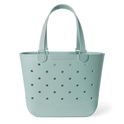 Simple Modern Waterproof Rubber Beach Bag | Large | Black