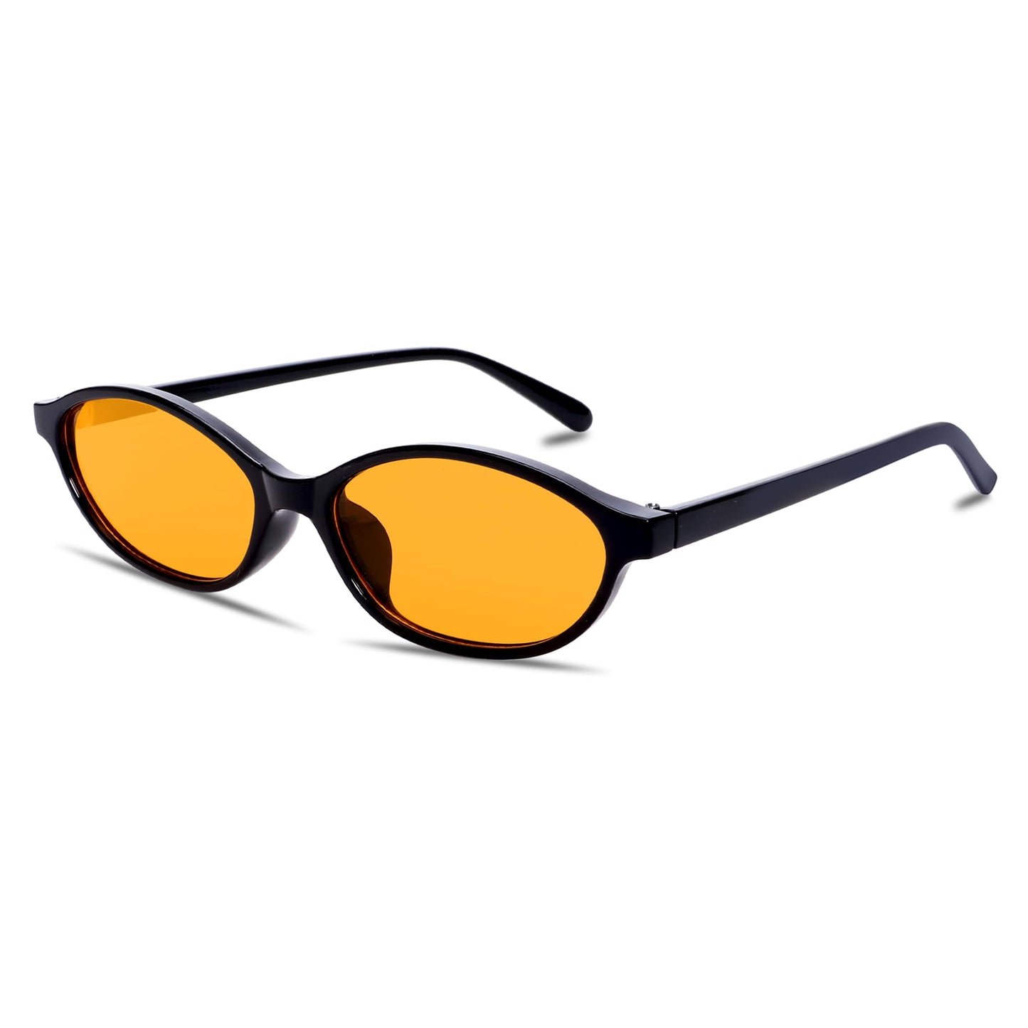 GUVIVI Retro Oval Sunglasses for Women
