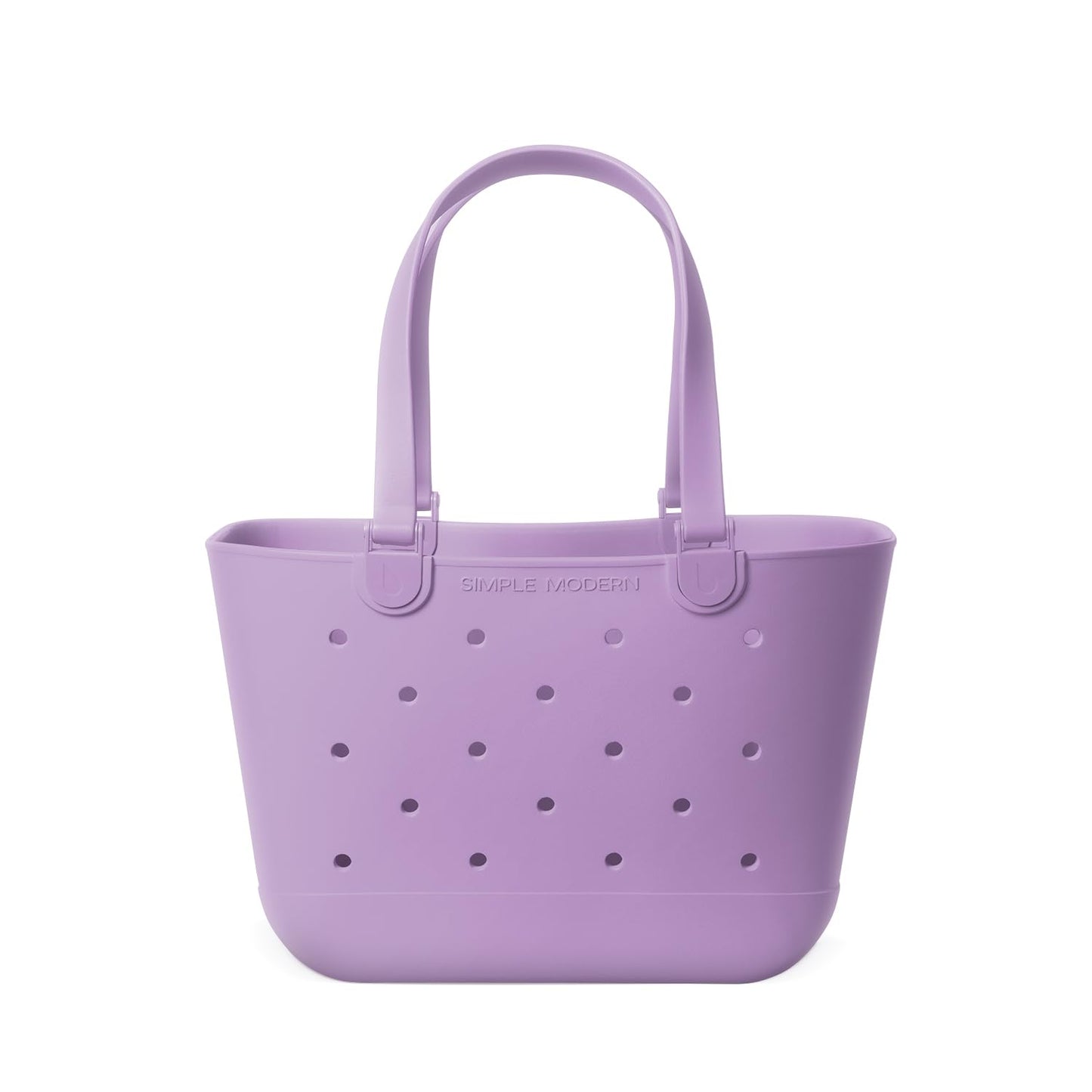 Simple Modern Waterproof Rubber Beach Bag | Large | Black