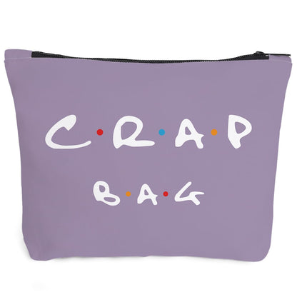 Funny gift Friend makeup bag, Best friend Cosmetic Bag, Friends Theme Natural Reusable Eco-Friendly Makeup Bag Gifts, for Women Men Best Friends Birthday Christmas Gift