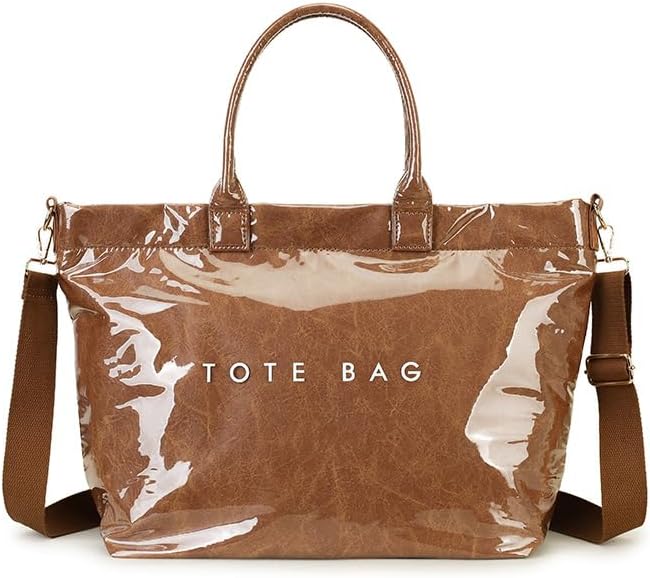 GISMTR Large PVC Tote Bag