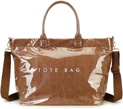 GISMTR Large PVC Tote Bag