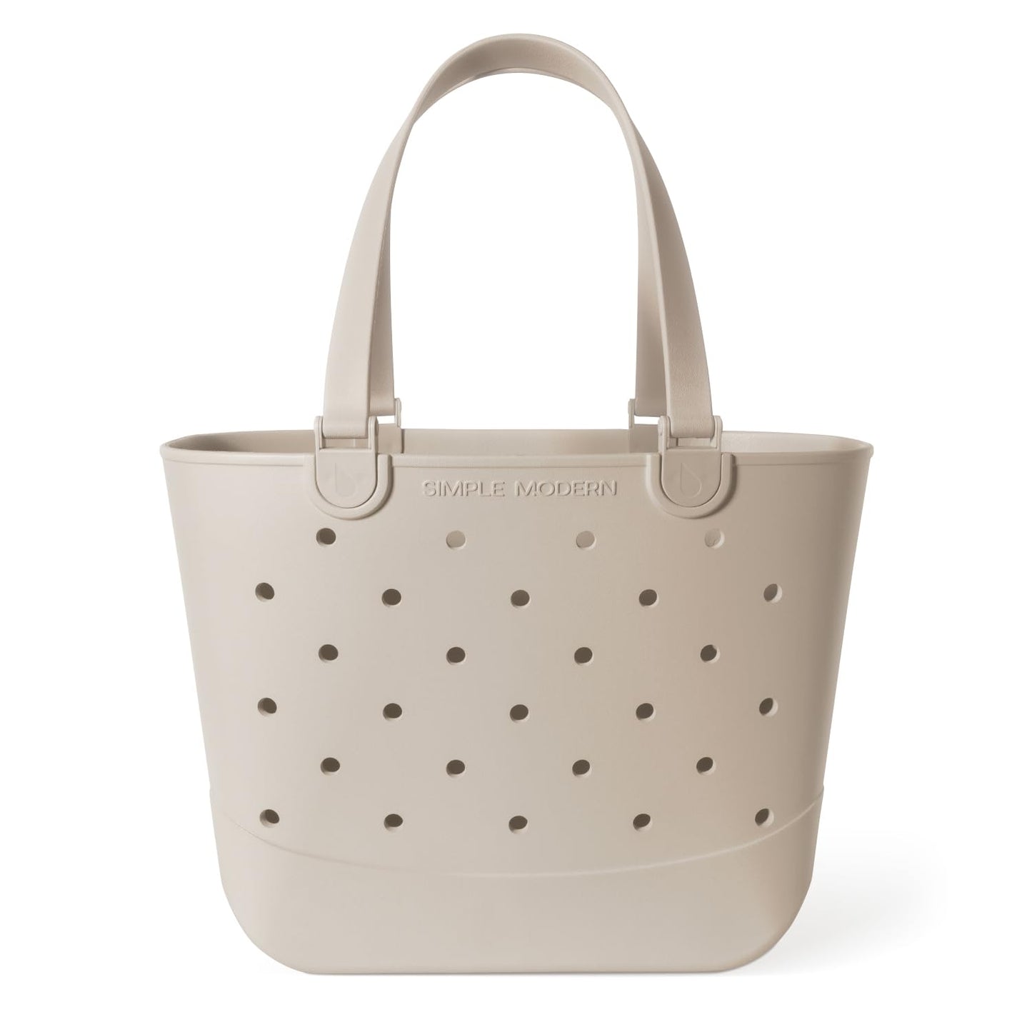 Simple Modern Waterproof Rubber Beach Bag | Large | Black