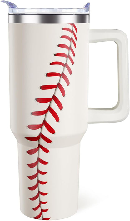 40oz Baseball Tumbler Gifts Stuff for Men Women Gift for Coach Mom