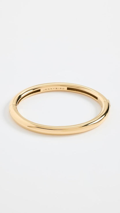 JENNY BIRD Women's Gia Bangle, High Polish Gold, One Size