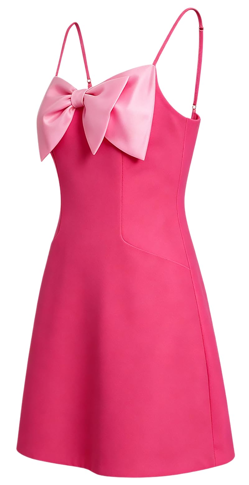 Elle Woods Pink Spaghetti Strap Mini Dress