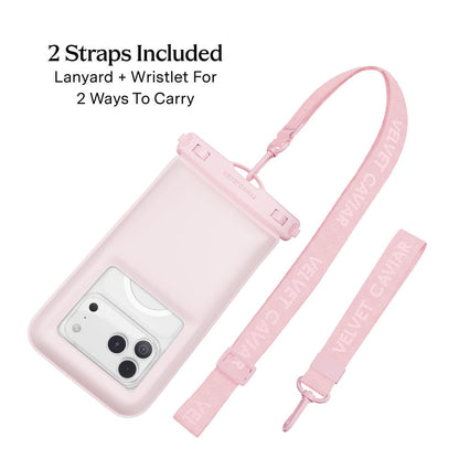 VELVET CAVIAR Waterproof Phone Pouch with Lanyard