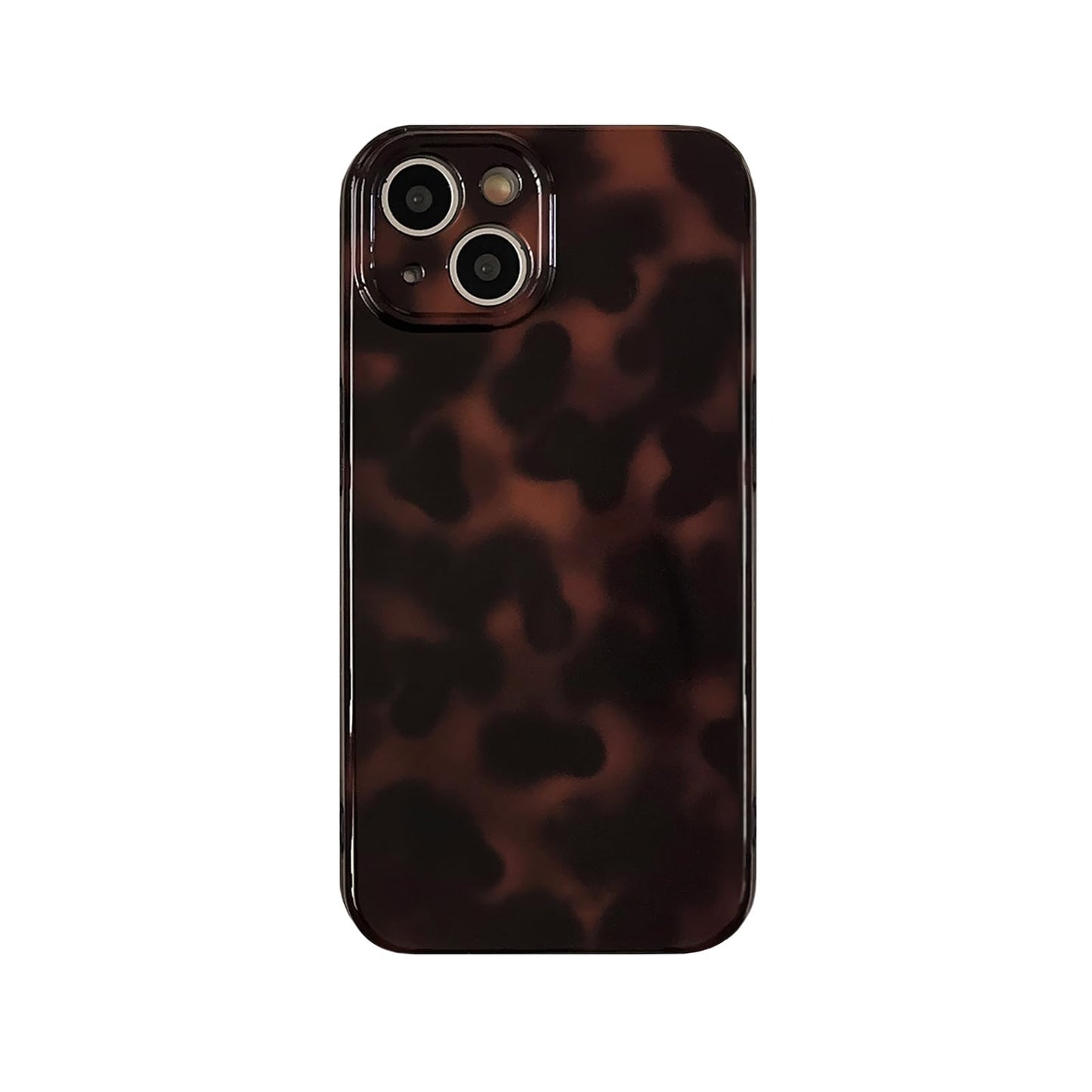 Aesthetic Tortoise Shell Phone Case for iPhone 17 Pro 6.3in,Retro Cool Girl Leopard Print Brown Amber Trendy Full Camera Protective Cover for iPhone 17pro 6.3"