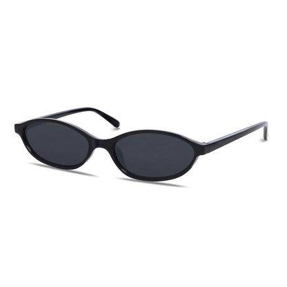 GUVIVI Retro Oval Sunglasses for Women