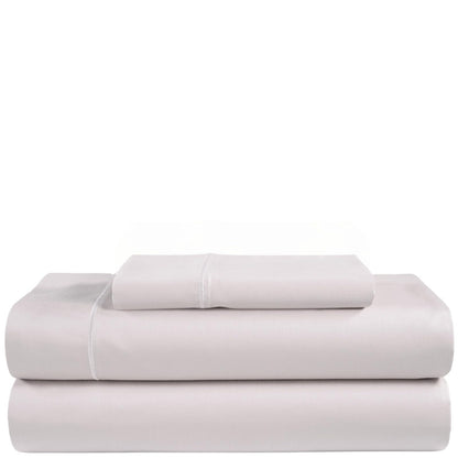 100% Egyptian Cotton Sheets King Size Sheets Set with Fully Elasticated 15" Deep Fitted Sheet & Pillowcase Sets, 800TC Sateen Weave Hotel Collection King Sheet Set, Soft Luxury White Bedding