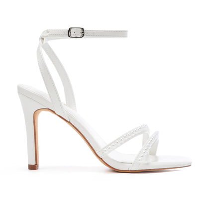 LULLASONG Strappy Ankle Strap High Heels